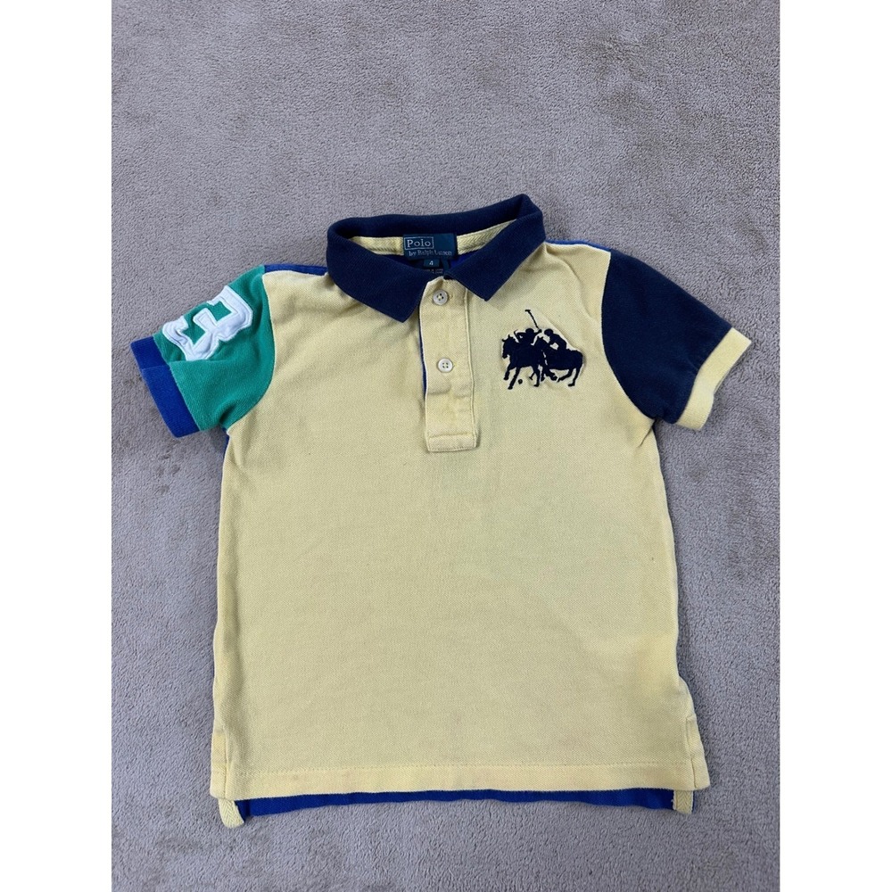 Vintage Polo by Ralph Lauren Children's Polo Shirts, Size 4 Crest Big Pony S/S